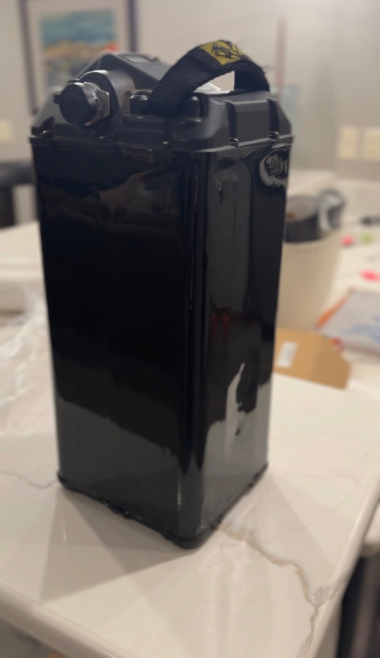 Glossy surron battery wrap